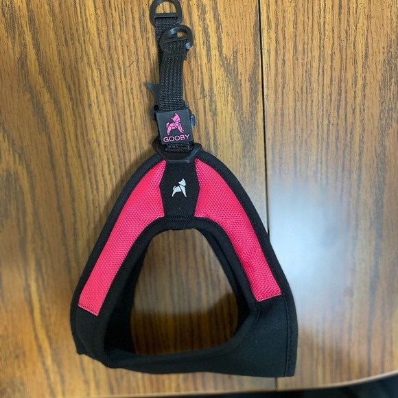 Gooby Pink and Black Dog Harness - Picture 2 of 9
